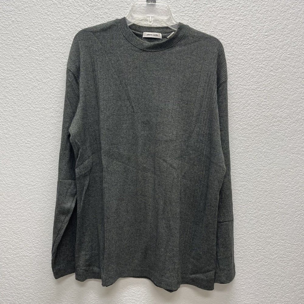 Pierre Cardin Mens XL Sweater Shirt Crew Neck Knit Gents Pullover Full Length